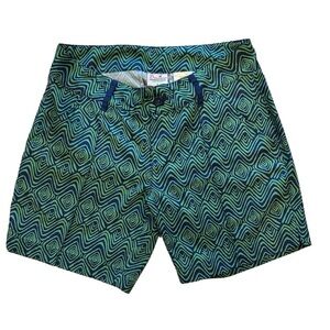 Birdies & Bows Golf shorts size M blue green